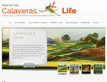 Tablet Screenshot of calaveraslife.com